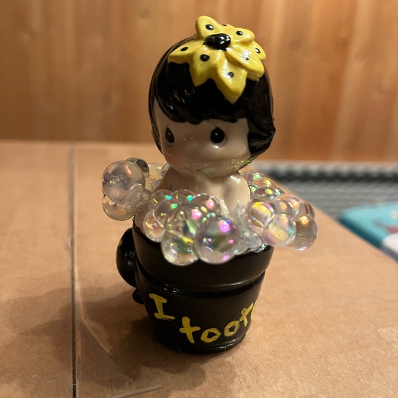 Gothic Cuties Precious Moments Repaint “I Tooted” Girl - Picture 1 of 6